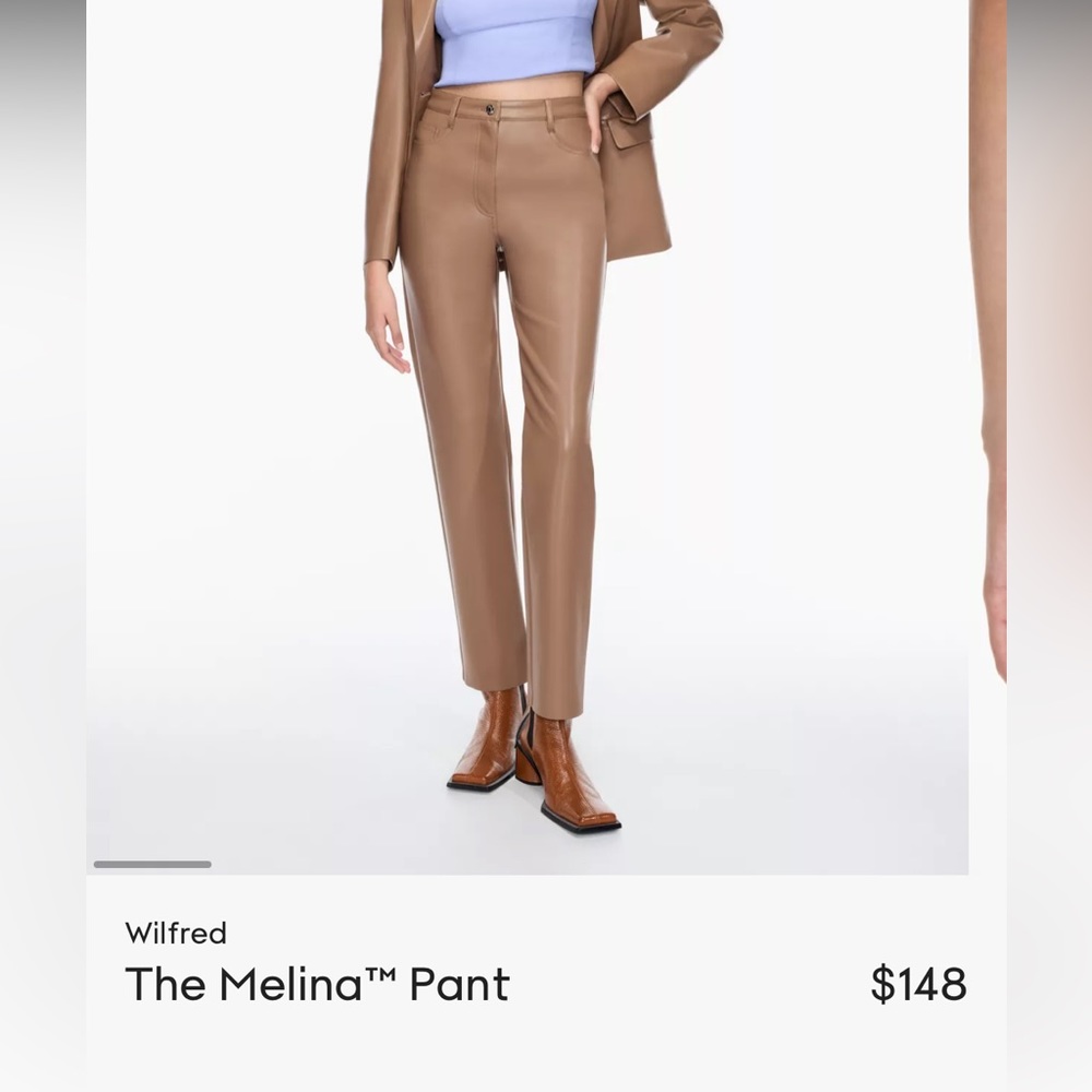Aritzia wilfred vegan leather